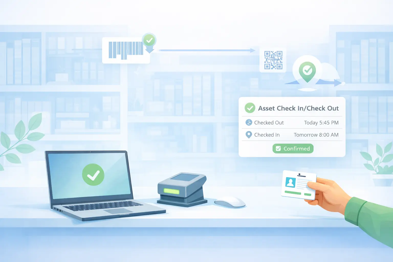 Image illustrating Mojo Helpdesk Update: Asset Check In/Check Out