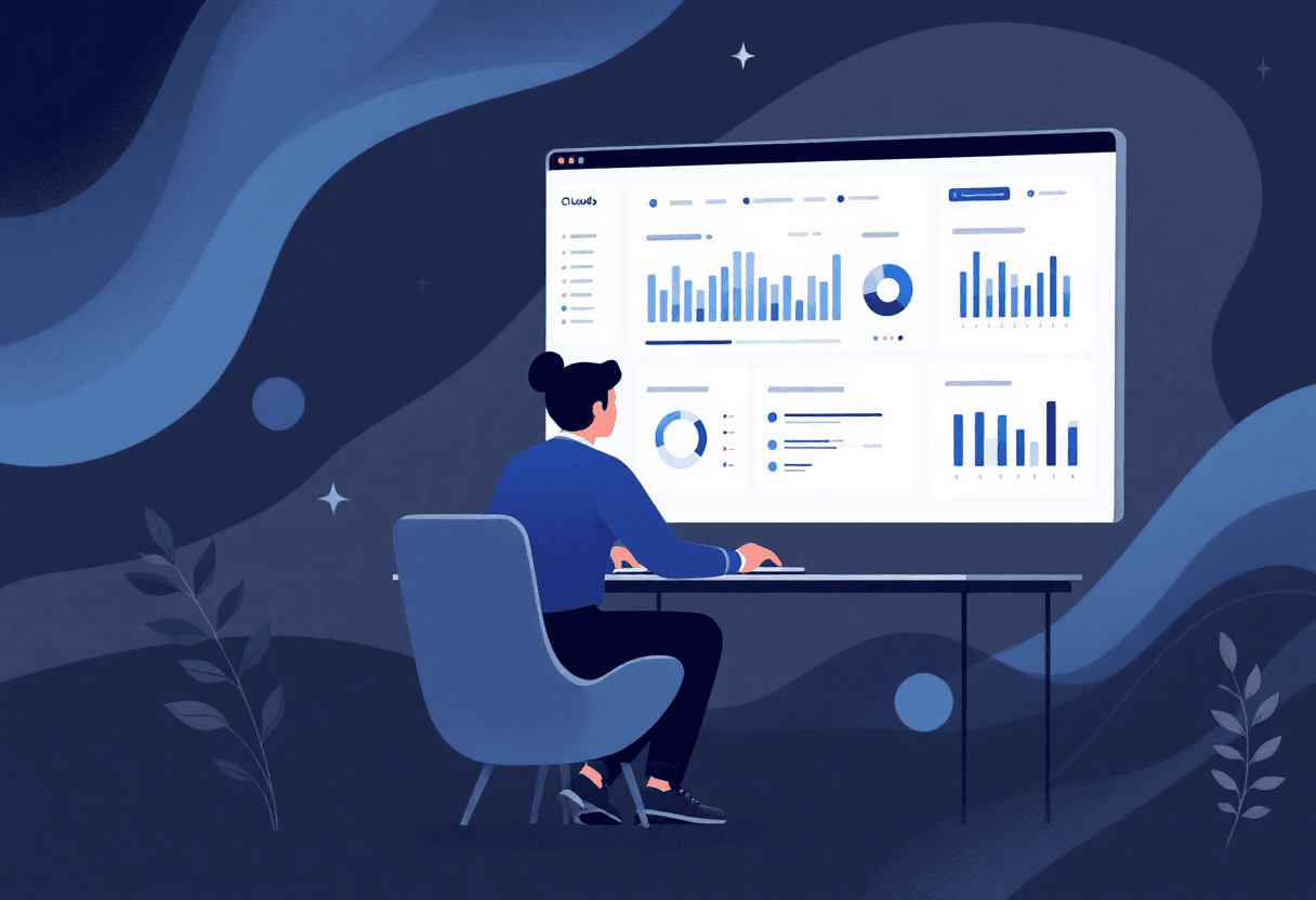 Help desk professional using ticketing software to triage and route incoming requests.