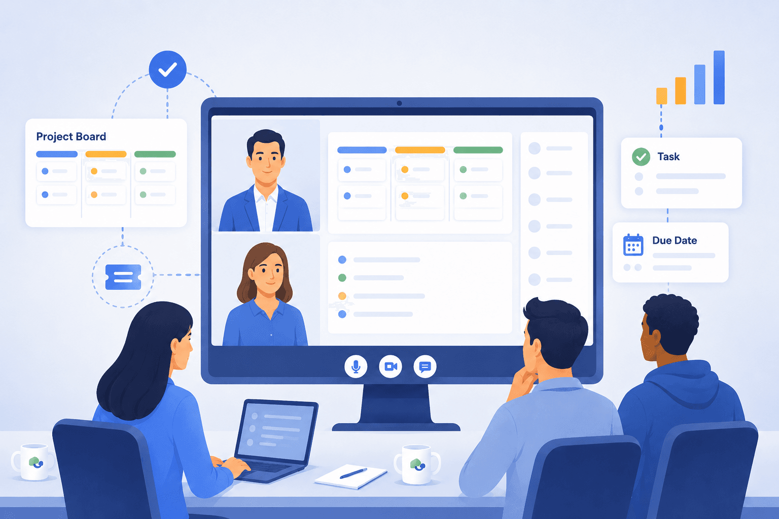 Image illustrating Webinar - Introducing Projects to Mojo Helpdesk: A Look Inside a Real Team's Setup