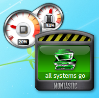 Montastic blog posts- windows gadget