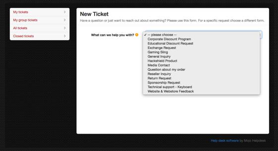 Multiple Ticket Form
