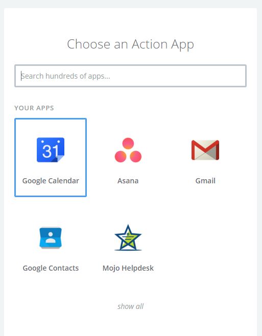 chooseaction