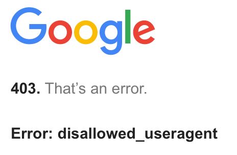 error-google