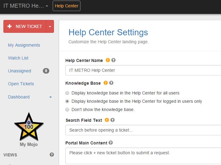 Helpdesk Knowledge Base