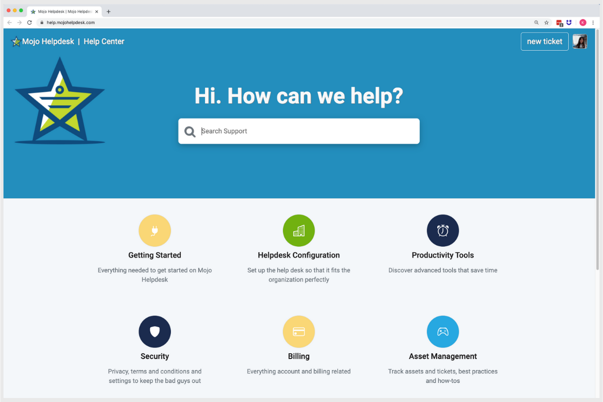 Mojo Helpdesk Knowledge Base